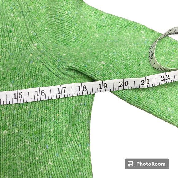 Women's EXPRESS Lamb's Wool Long Sleeve Sloped Shoulder Sweater- Size Large - Picture 4 of 8